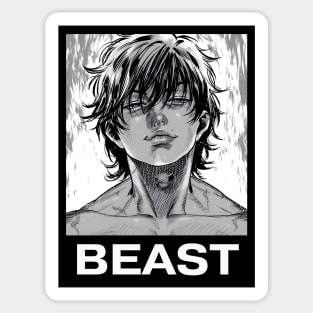 BEAST, baki gym Sticker